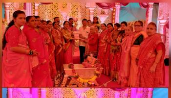 Shree Shivaji Mitra Mandal Trust : लोणावळ्यात मावळच्या राजासमोर हुडको येथील अन्नपूर्णा महिला भजनी मंडळाचे भजन संपन्न