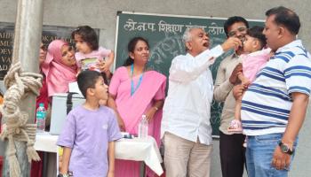 Lonavala polio Vaccine Camp l पल्स पोलिओ लसीकरण अभियानांतर्गत लोणावळा शहरामध्ये 6365 बालकांना पोलिओ डोस
