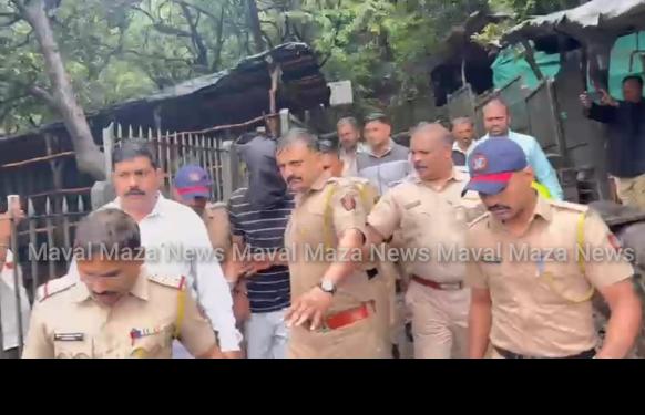 Ketan Agarwal Murder Case l लोहगडावर चेतन चौधरी कडून केतन अग्रवाल च्या हत्येचा सीन रिक्रेशन; पोलीस अधीक्षकांनी उपस्थिती - कडक बंदोबस्त