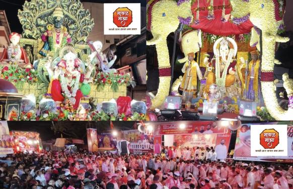 गणेश विसर्जन 2026 l लोणावळा शहरात ढोल ताशांच्या पारंपारिक वाद्याच्या गजरात नऊ तासांच्या दैदिप्यमान मिरवणुकीनंतर लाडक्या गणरायाला निरोप
